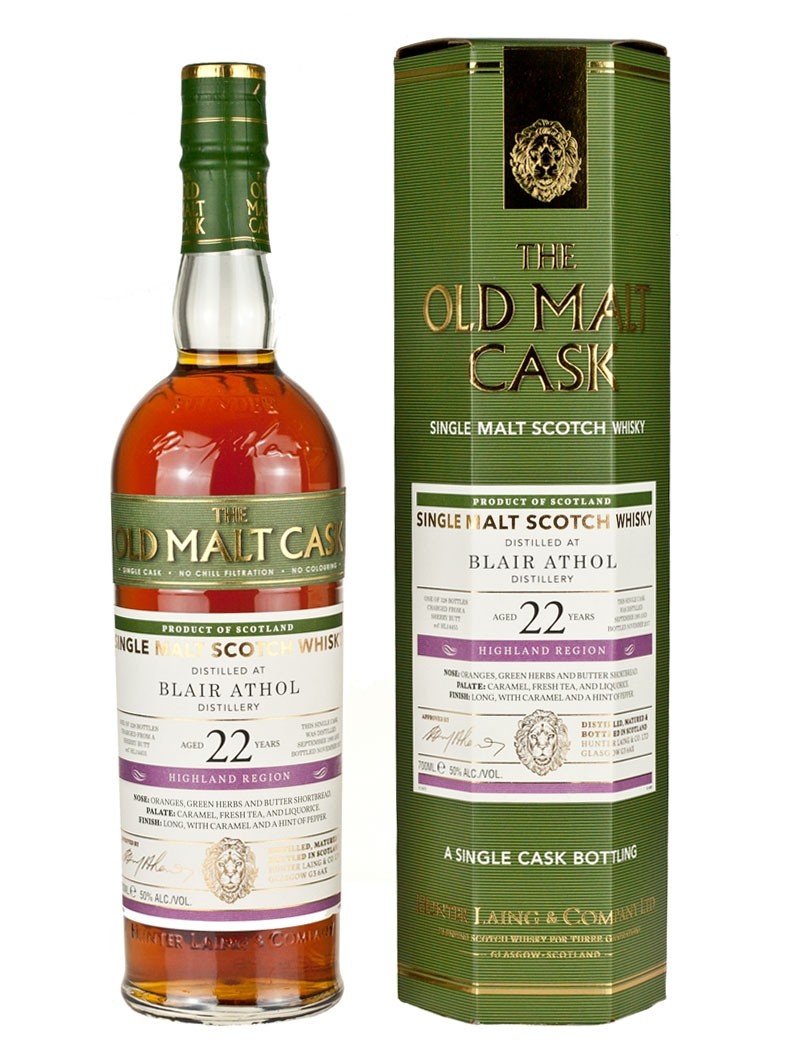 Blair Athol 1995 22 Year Old Malt Cask (Hunter Laing)
