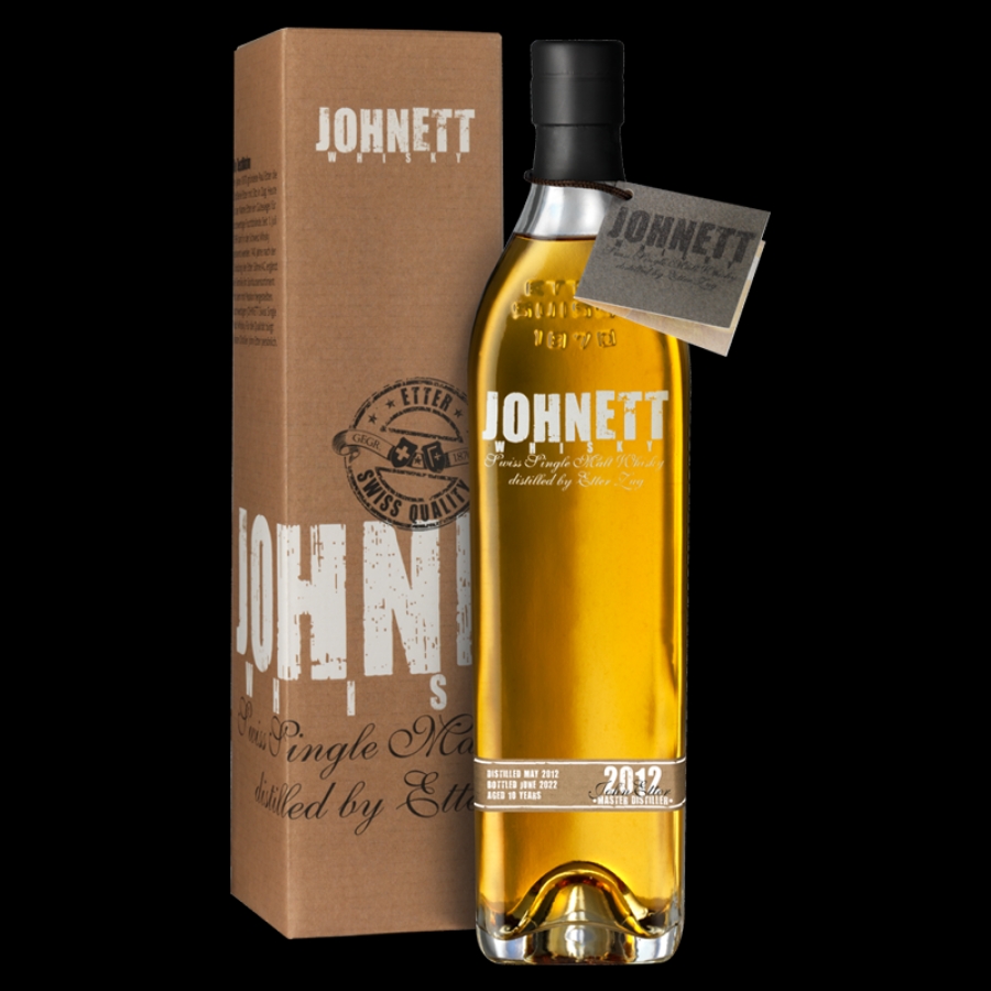 JOHNETT SWISS SINGLE MALT WHISKY, 2012, 10 years, 44 % 