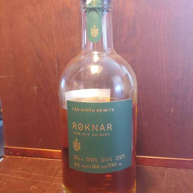 Far North Spirits Røknar 100% Rye Whiskey
