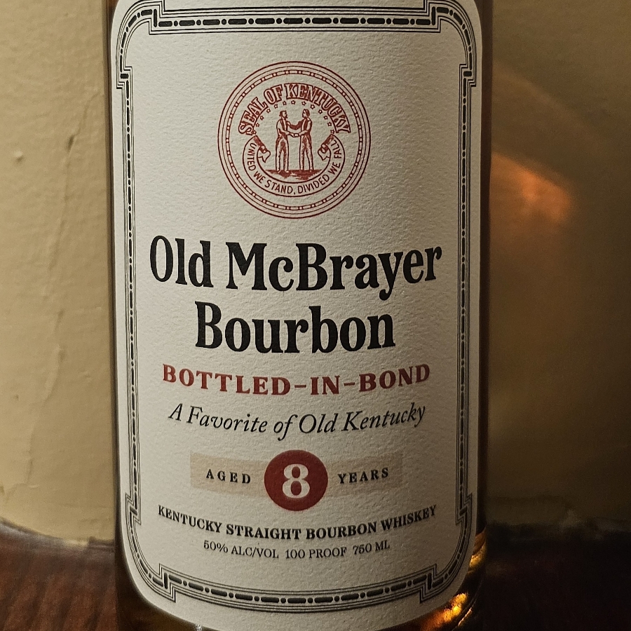 Old McBrayer Bottled-in-Bond 8 Years