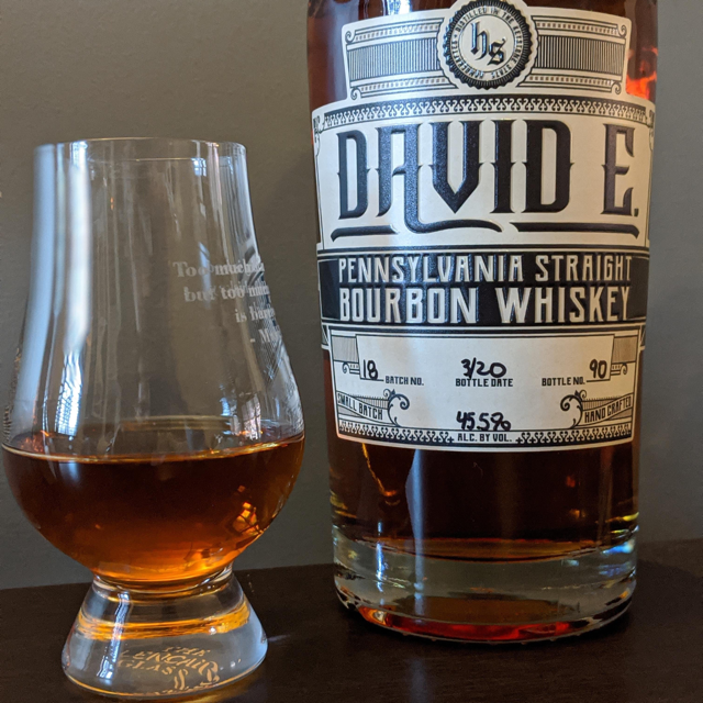 David E Black Label Pennsylvania Bourbon