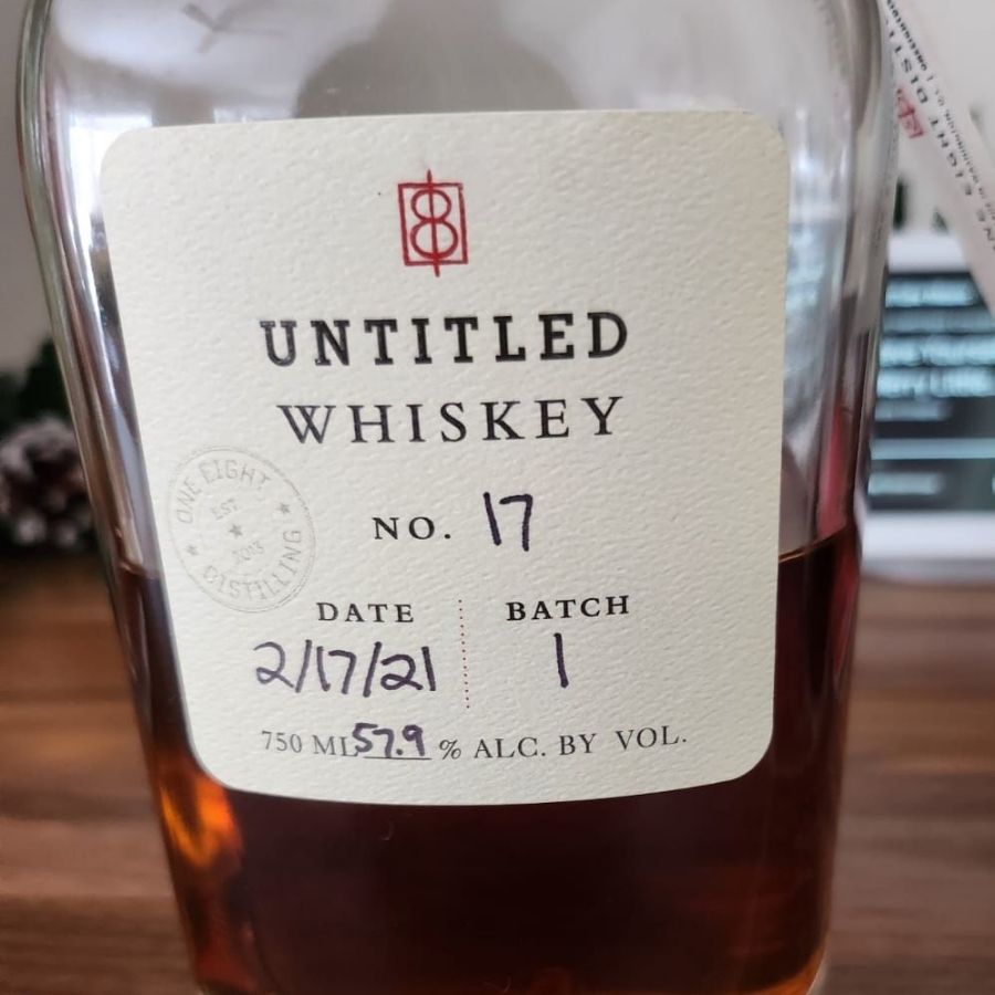 One Eight Distilling Untitled Whiskey No. 17