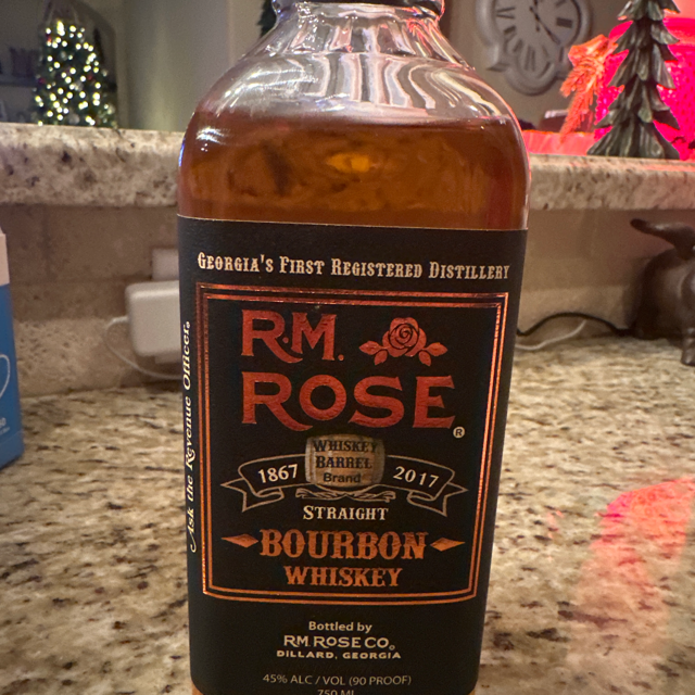 R.M Rose Straight Bourbon Whiskey