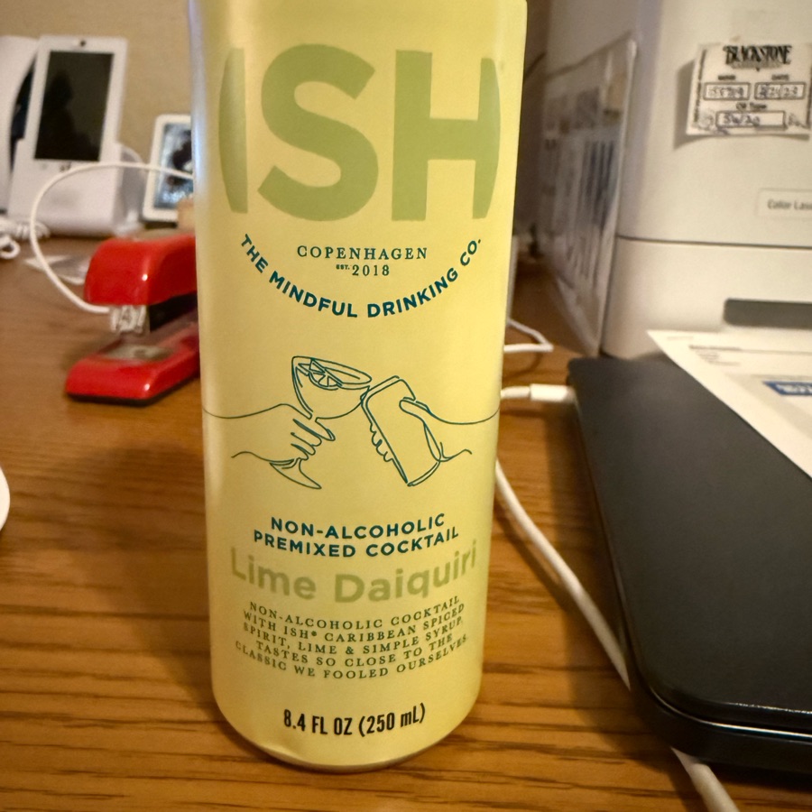 ISH Non-Alcoholic Premixed Cocktail Lime Daiquiri