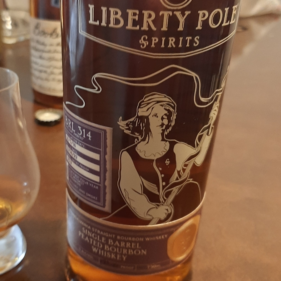 single barrel peated bourbon whiskey