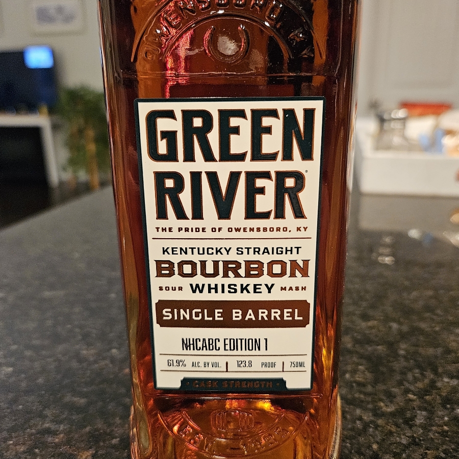 Green River, Single Barrel Cask Strength, Straight  Bourbon, NHCABC #1