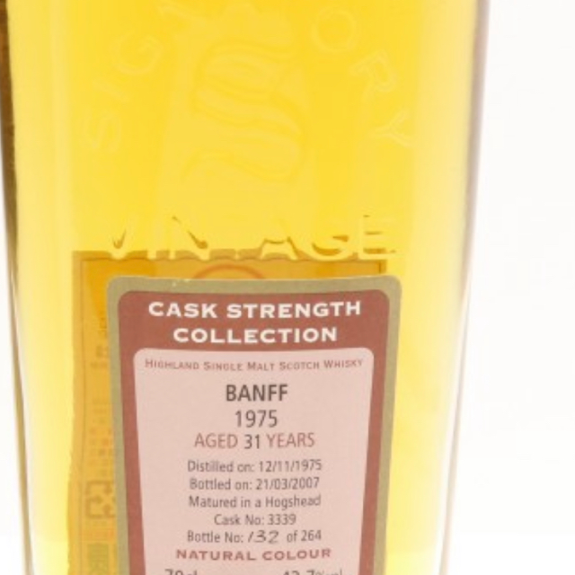 Banff 1975 31 Year Cask Strength Collection (Signatory)