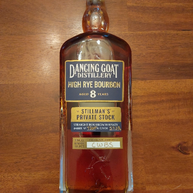 Dancing Goat High Rye Bourbon Stillman's Private Stock