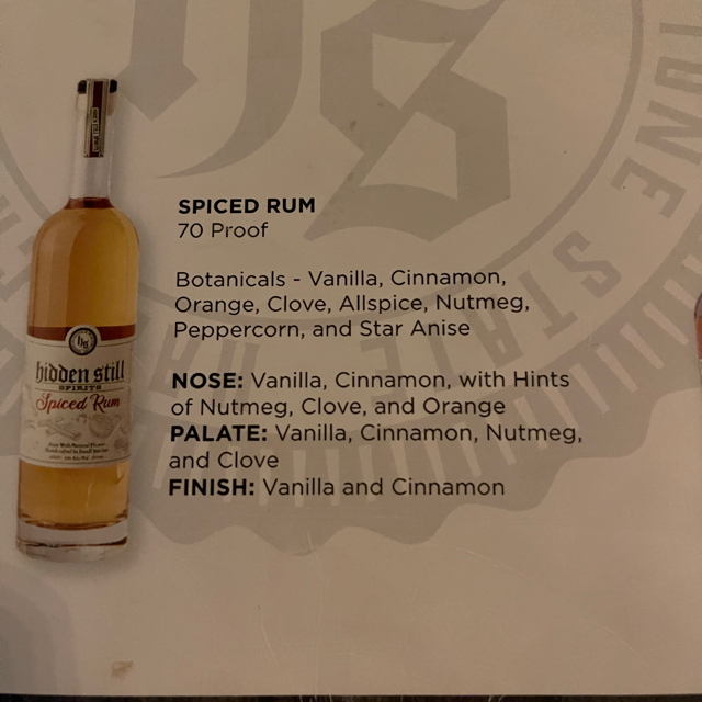 Hidden Still Spiced Rum