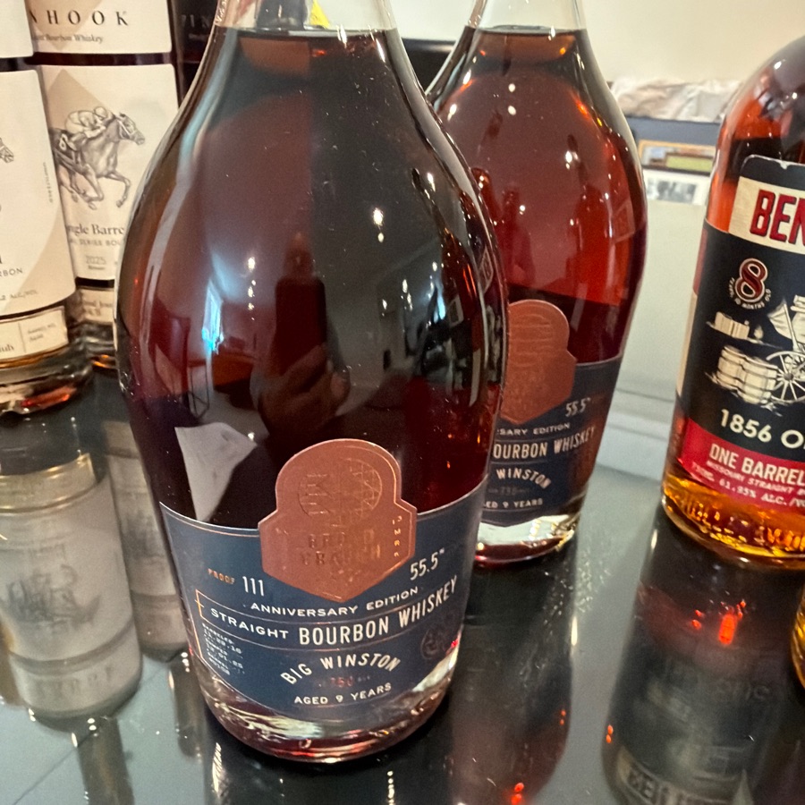 Broad Branch Big Winston Straight Bourbon Whiskey Anniversary Edition