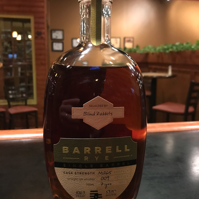 Barrell Rye M265 Ryet on Time