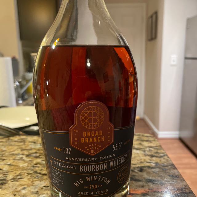 Big Winston Straight Bourbon Whiskey Anniversary Edition