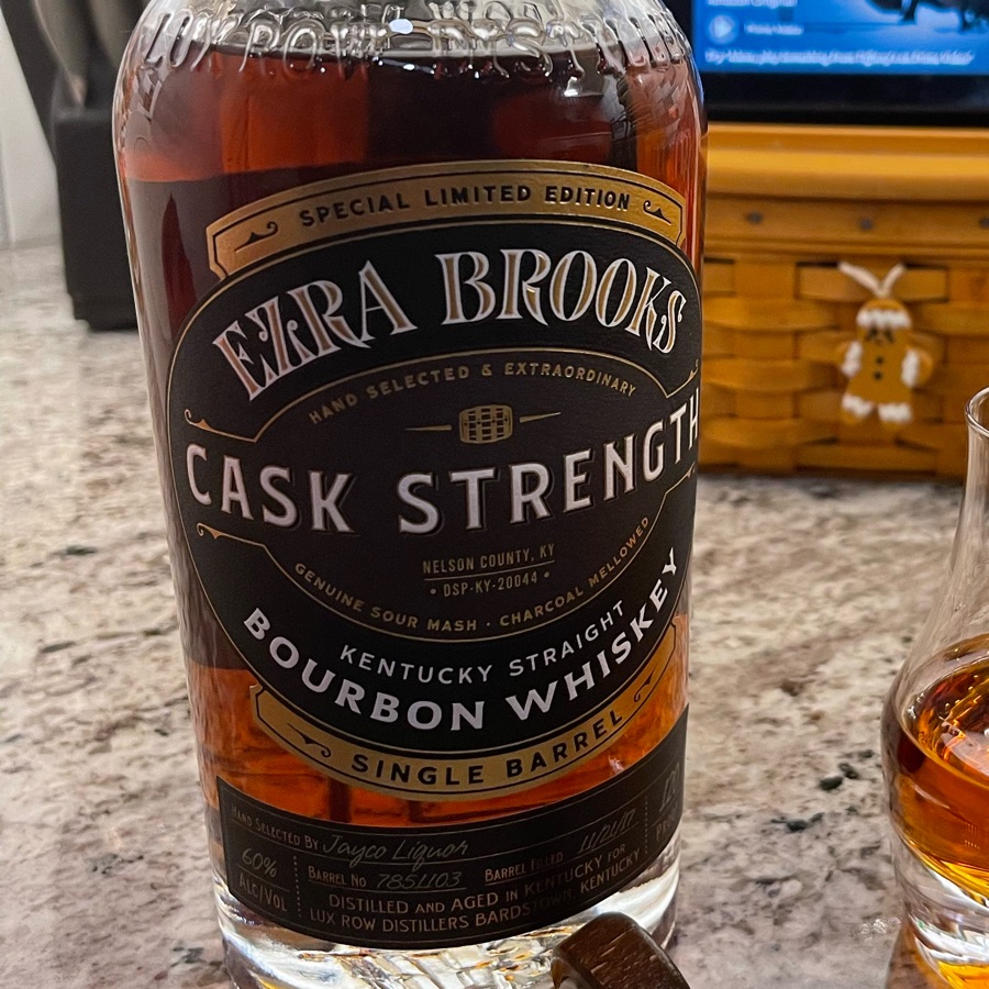 Ezra Brooks Cask Strength Single Barrel Jayco Liquors