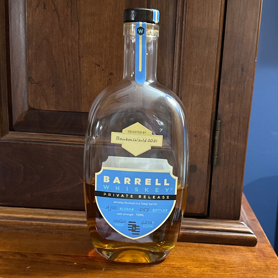 Barrell Whiskey Private Release
whiskey finished in a Tokaji barrel
