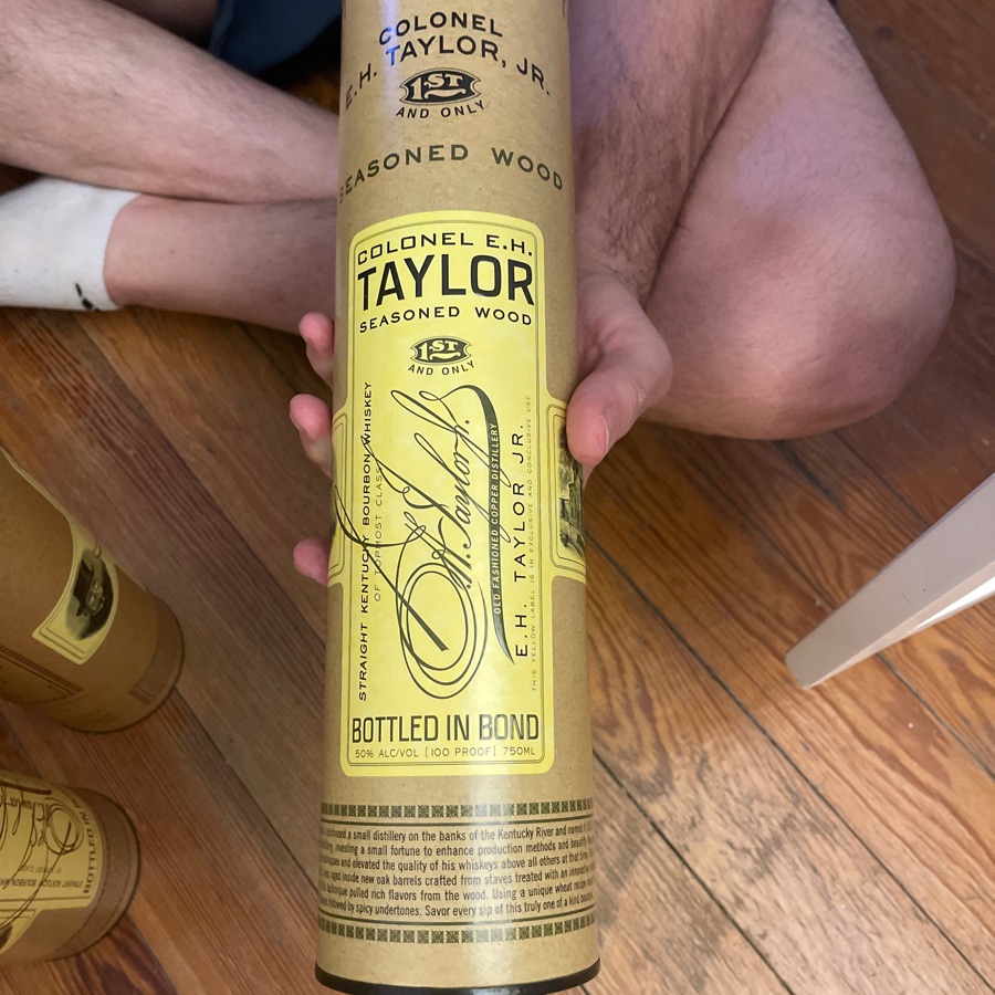 Col E H Taylor 4 Grain Seasoned Wood