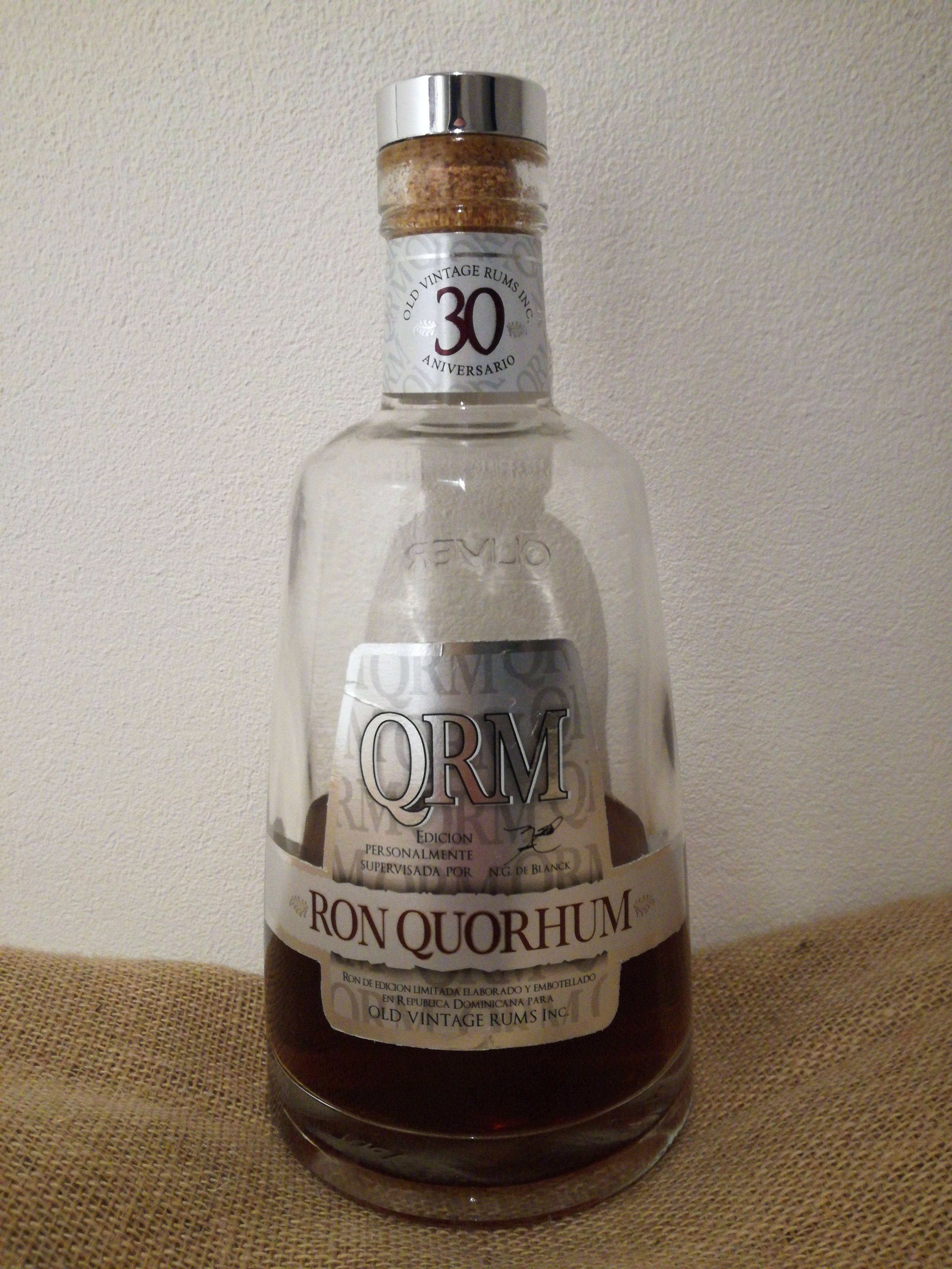 Ron Quorhum Aniversario Solera 30 Anõs