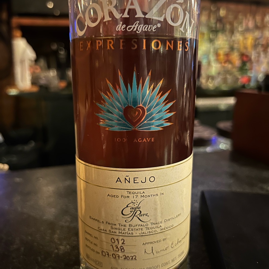 Espresiones Corazon Bufallo Trace Aged (2022 edition)