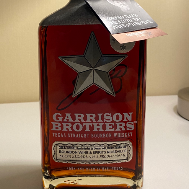Garrison Brothers Single Barrel Bourbon, Barrel Proof