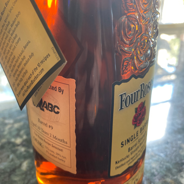 Four Roses, Single Barrel Select, VA ABC