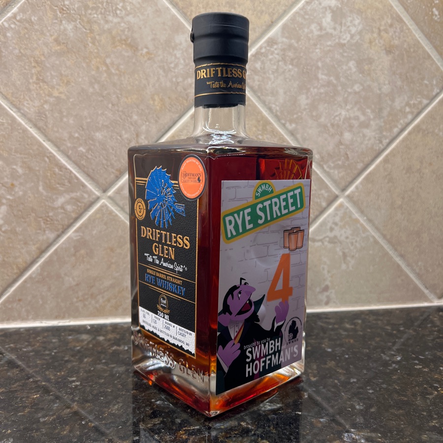 Driftless Glen Single Barrel Rye (SWMBH Rye Street #4)