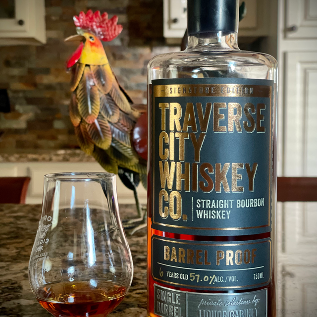 Traverse City Whiskey Co. Barrel Proof Single Barrel (Liquor Cabinet)