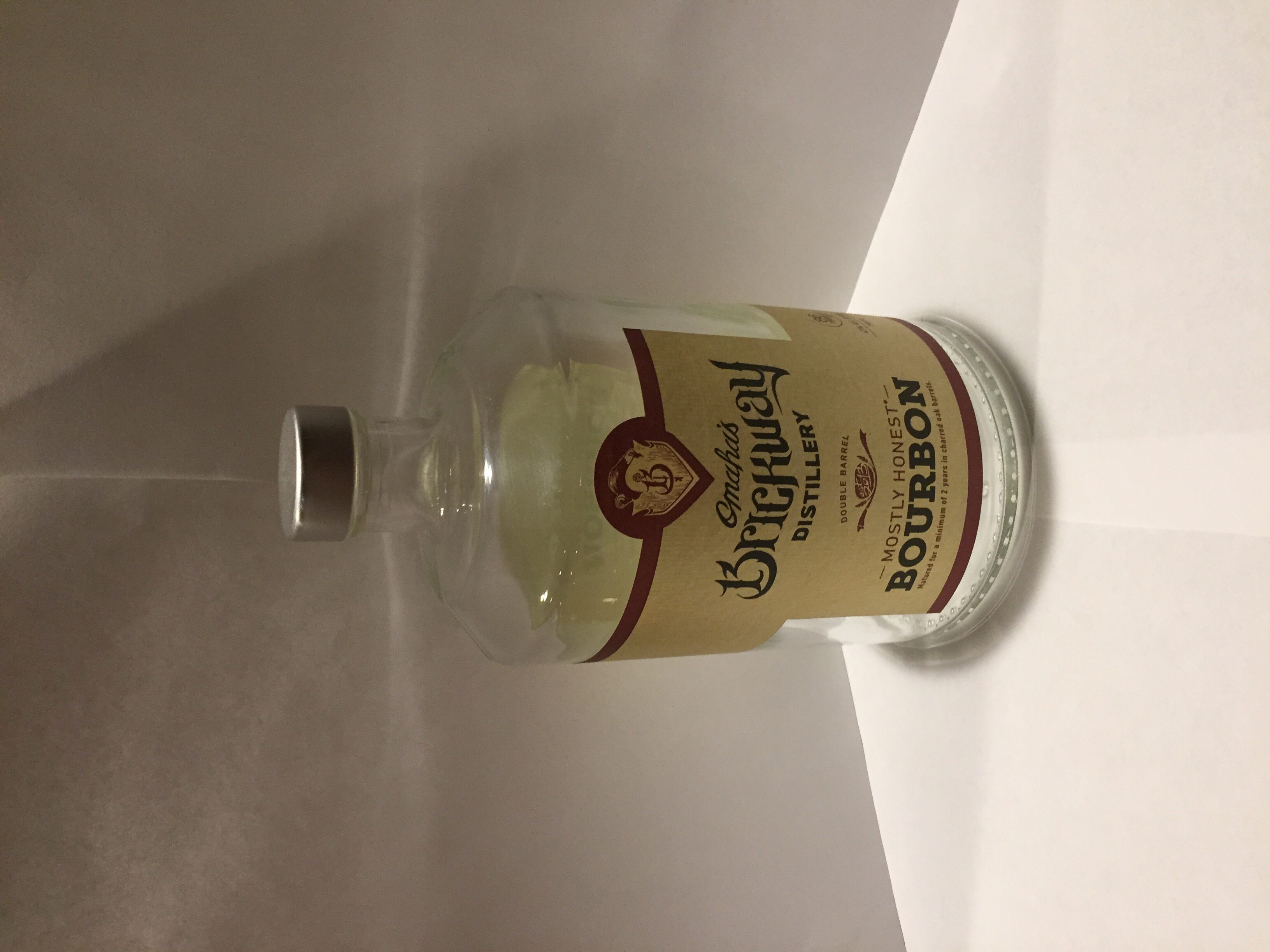Brickway Distillery Double Oak Mostly Honest Bourbon