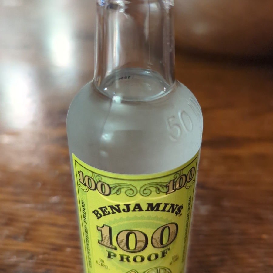 Benjamin 100 proof lemon lime