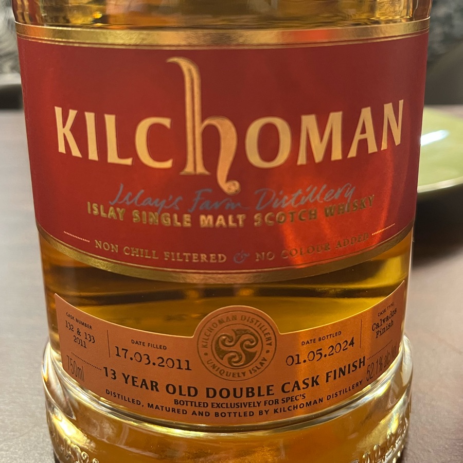 Kilchoman 2011 13 Year Old Double Cask Finish (Spec's)