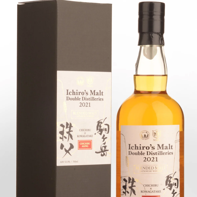 Ichiro's Malt Double Distilleries Chichibu x Komagatake Chichibu Aging Blended Malt Japanese Whisky