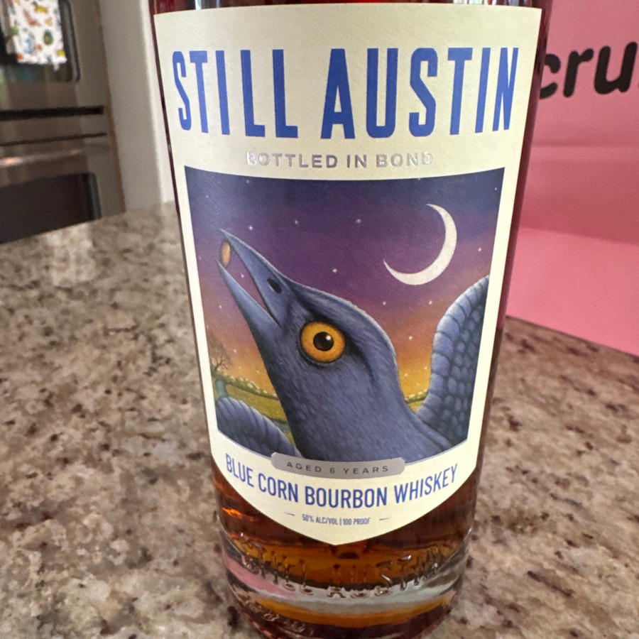 still Austin, blue corn, bourbon, whiskey, bottled and bond winter 2025 release