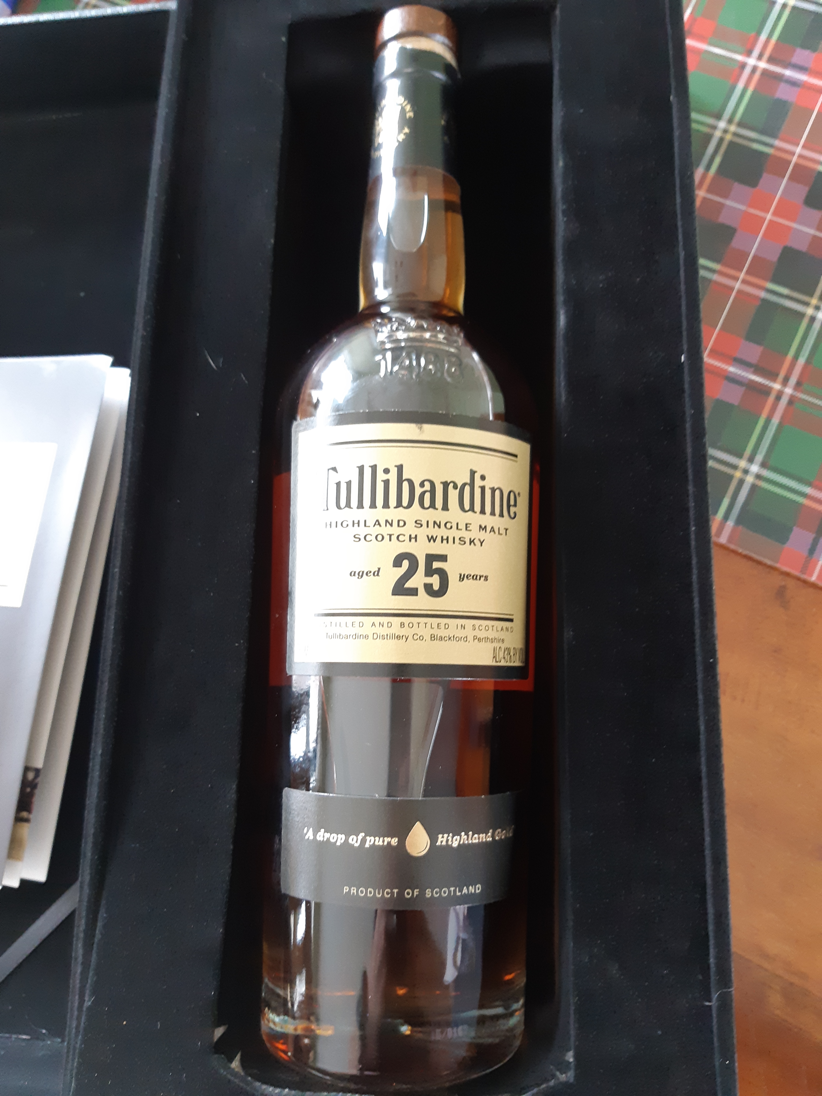 Tullabardine aged 25 years