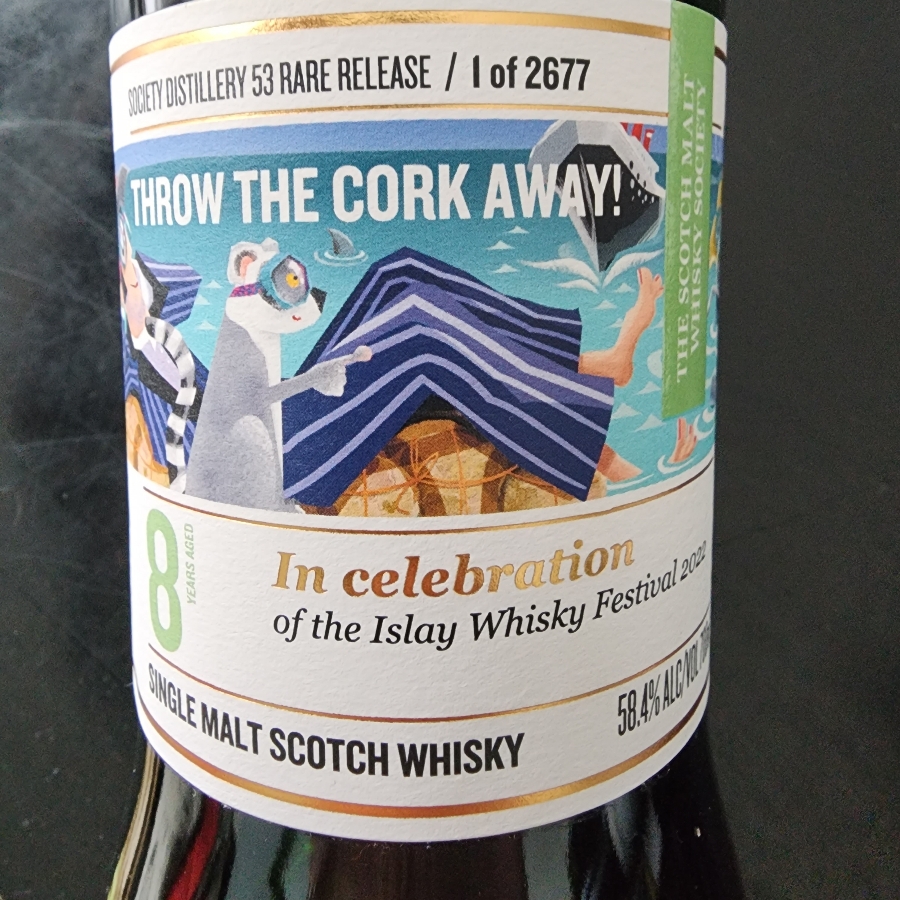 SMWS 53 Rare Release Throw the Cork Away