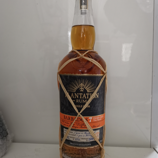 PLANTATION SINGLE CASK BARBADOS 7 Y.O MACKMYRA TINY BARREL