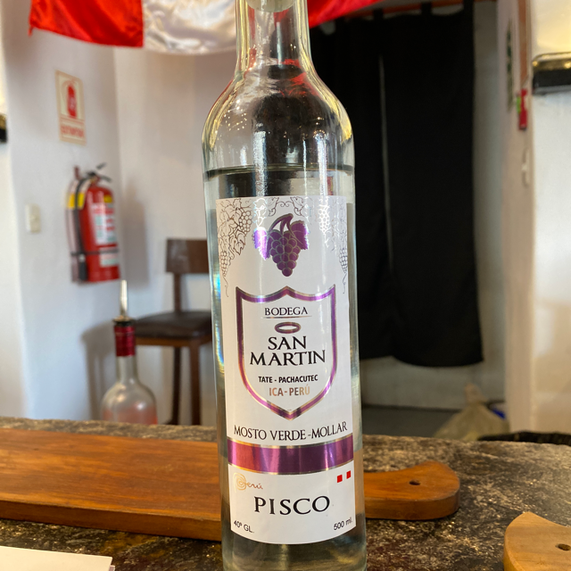 Bodega San Martin Mosto Verde-Mollar Pisco