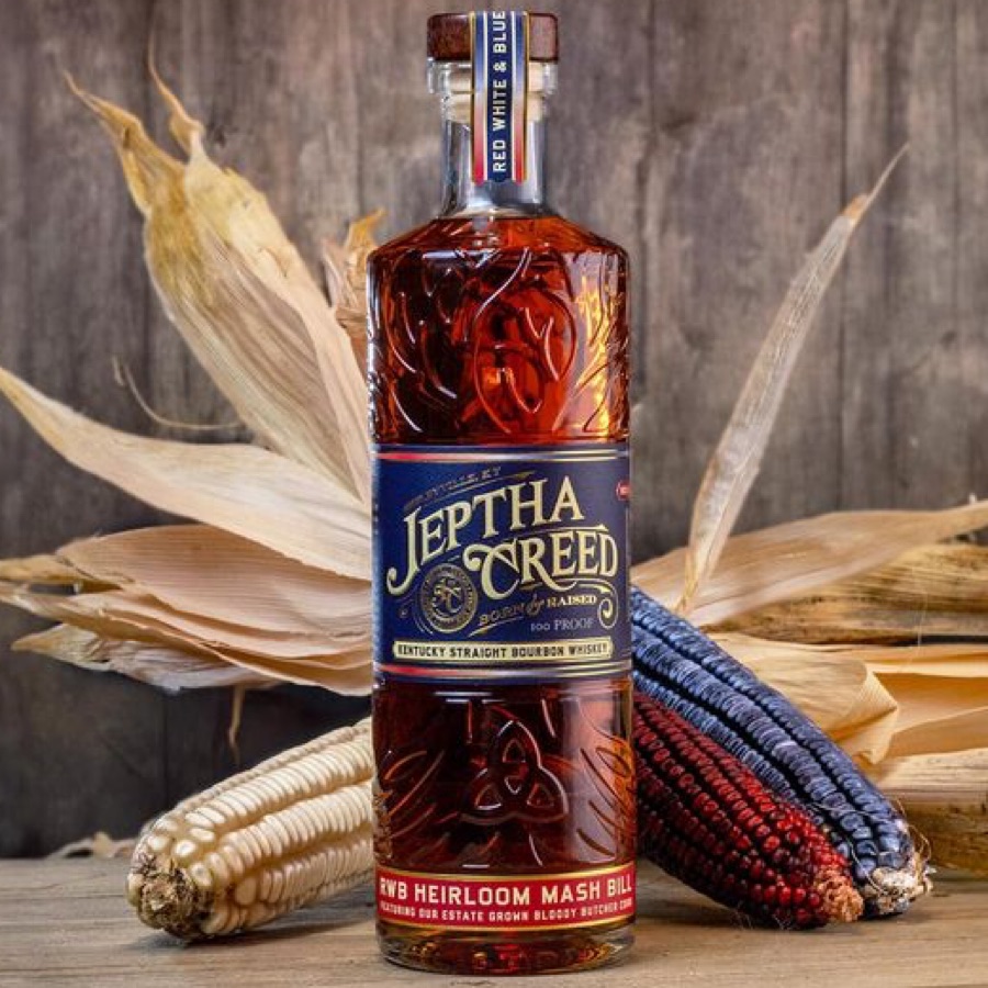 Jeptha Creed Red-White-Blue Kentucky Straight  Bourbon - Batch 1 - Veterans Club Inc