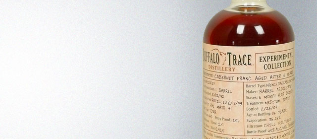 Buffalo Trace Experimental Collection Cabernet Franc Aged After 6 Years
