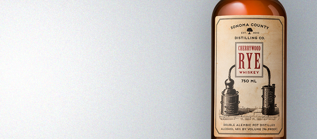 Sonoma County Distilling Co. Cherrywood Rye Whiskey (Batch #1)
