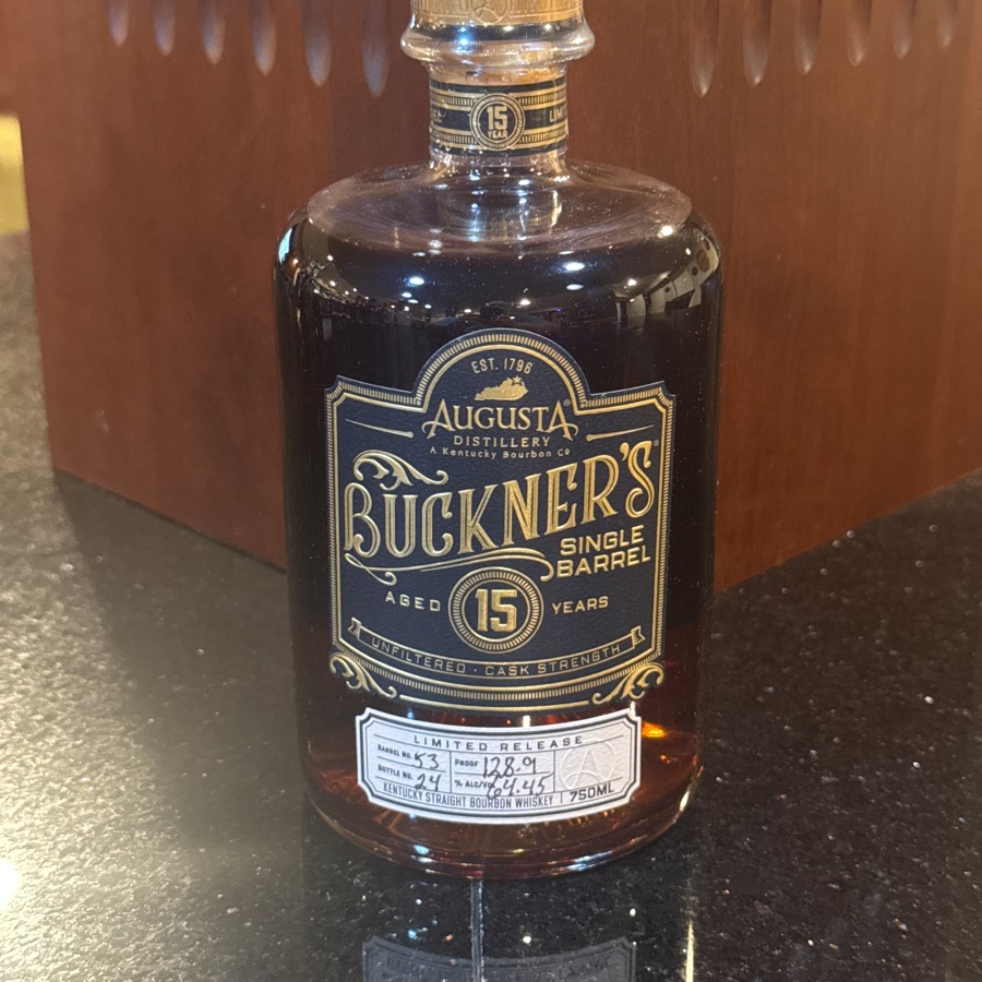 Buckner's 15 Year Single Barrel No. 53