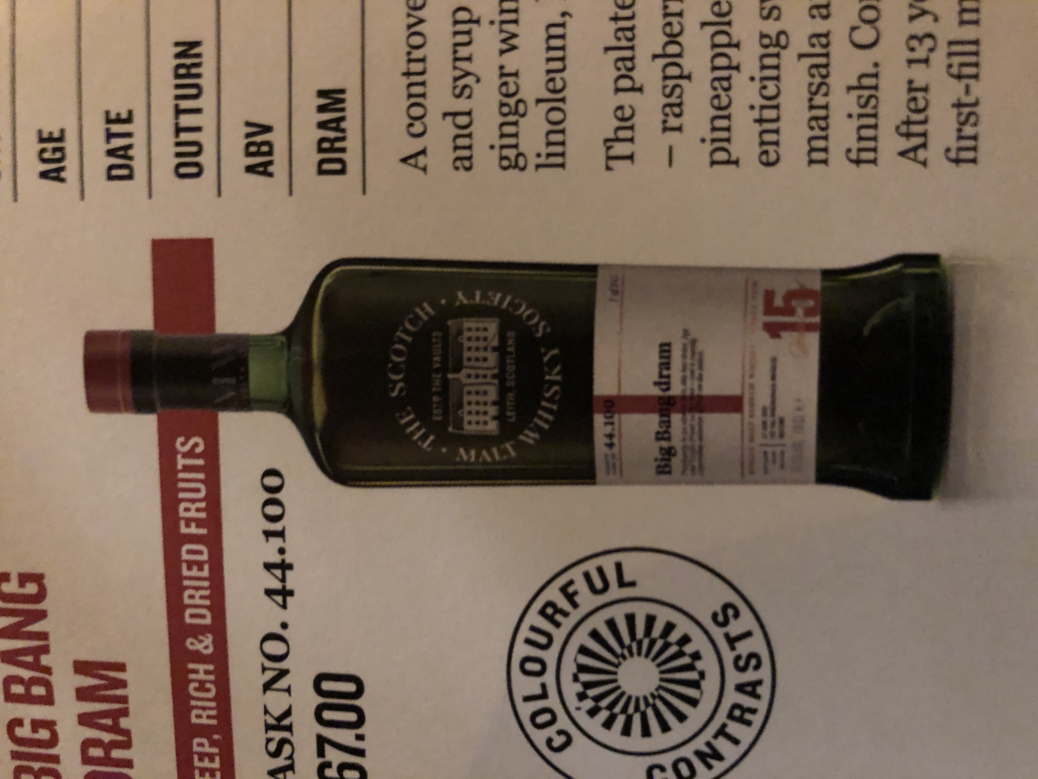 Big Bang Dram 44.100 (SMWS)