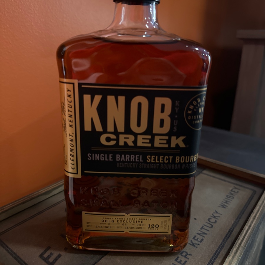 Knob Creek Single Barrel OHLQ 2021