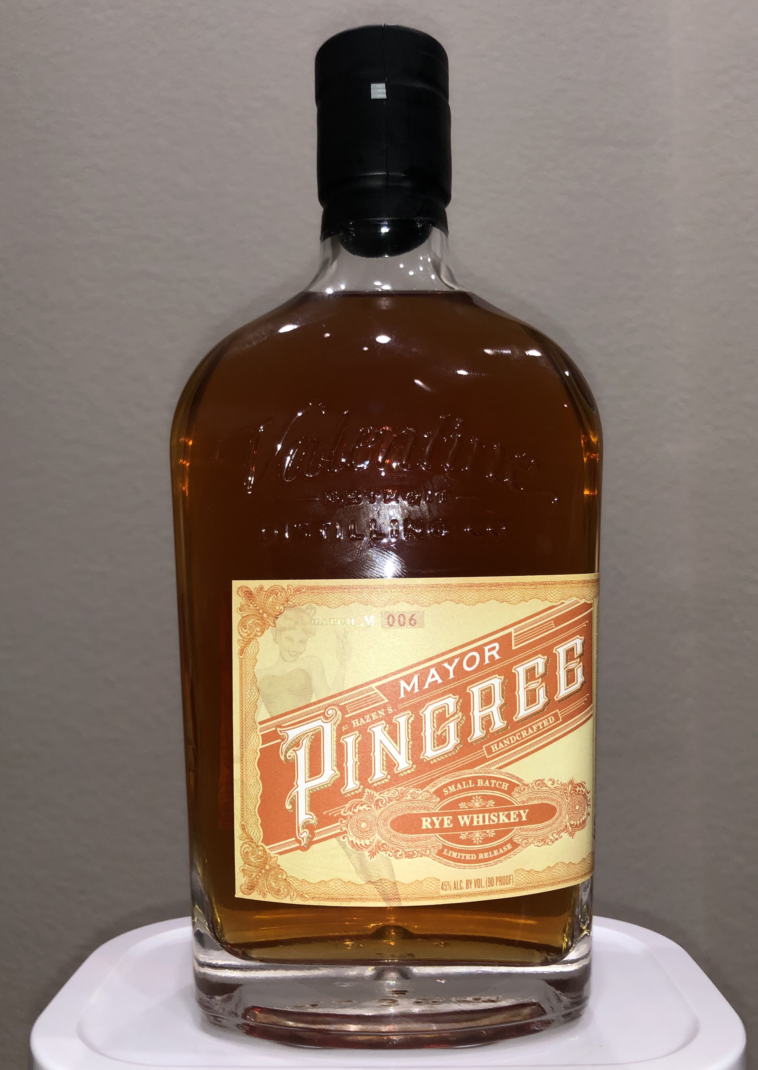 Mayor Pingree Orange Label Rye