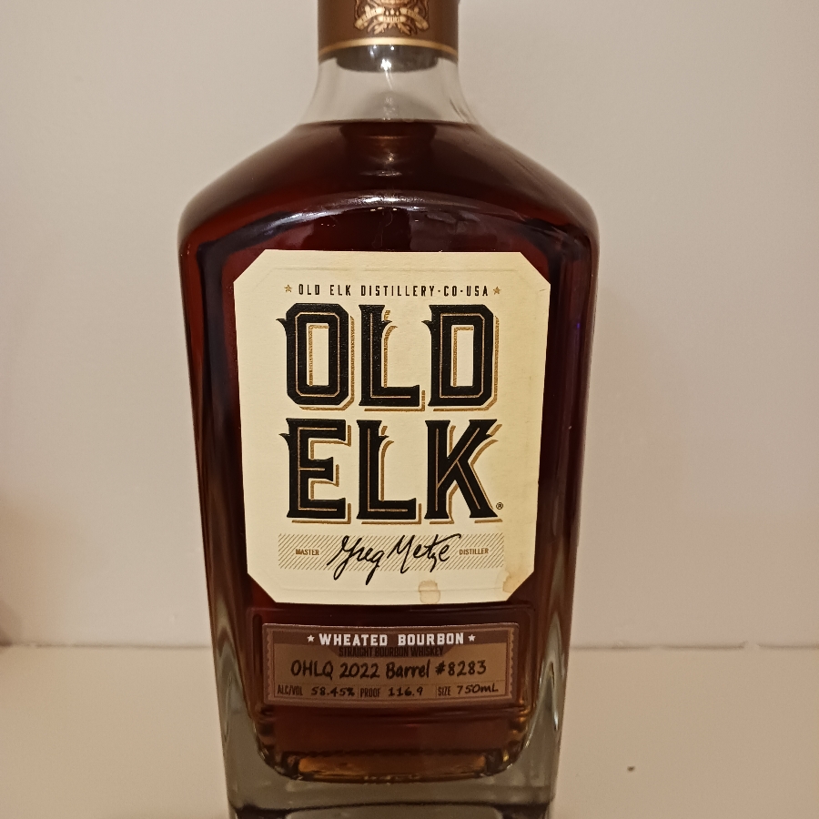 Old Elk Wheated Bourbon Single Barrel (OHLQ 2022 Barrel #8283)