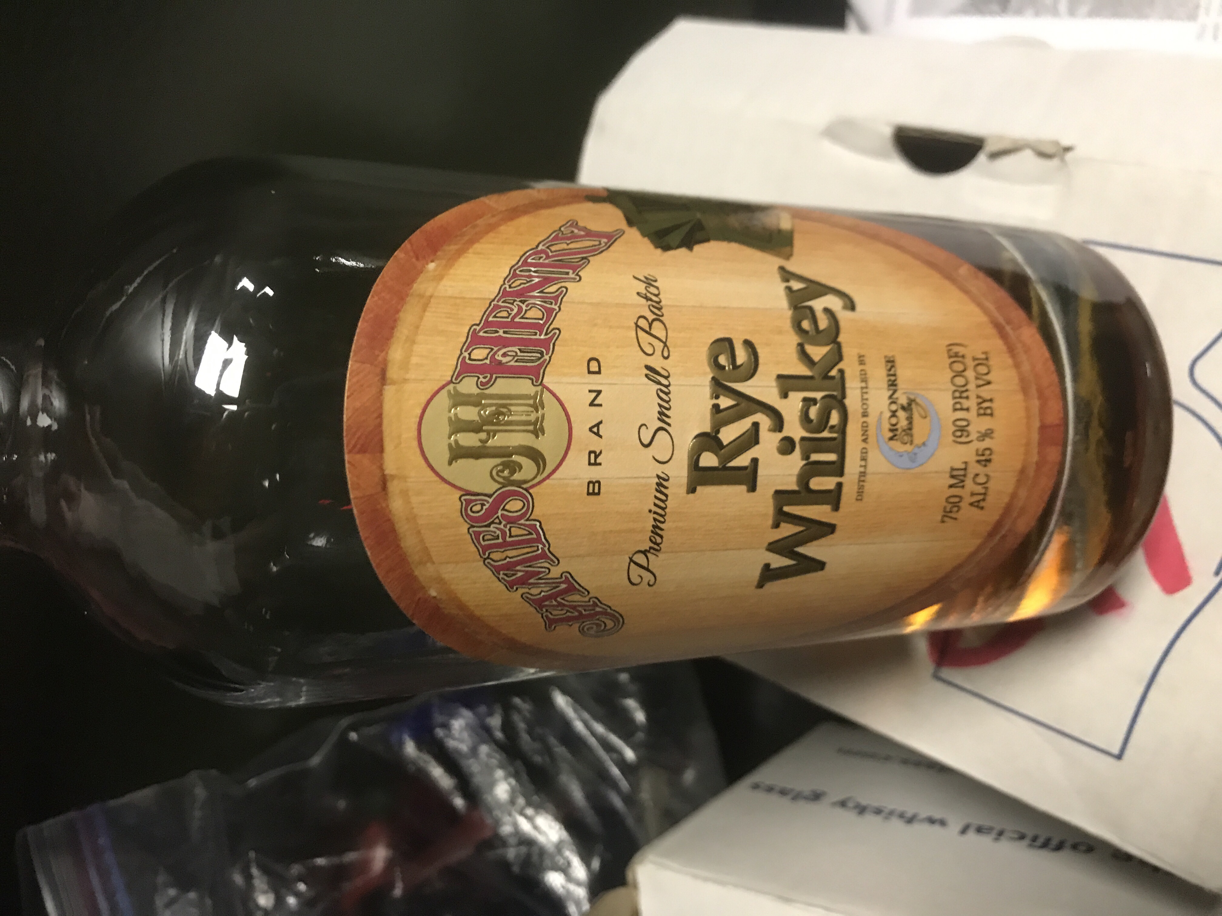 James Henry Rye Whisky