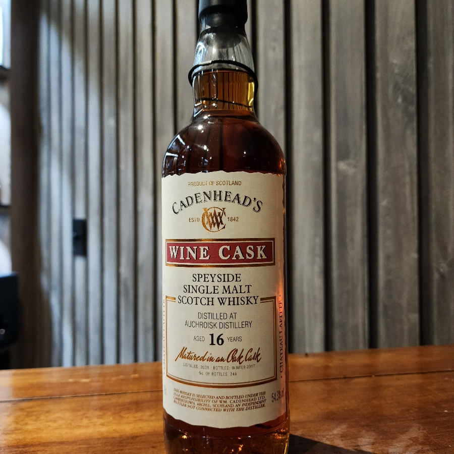 Auchroisk 16yo single Wine Cask by Cadenhead's