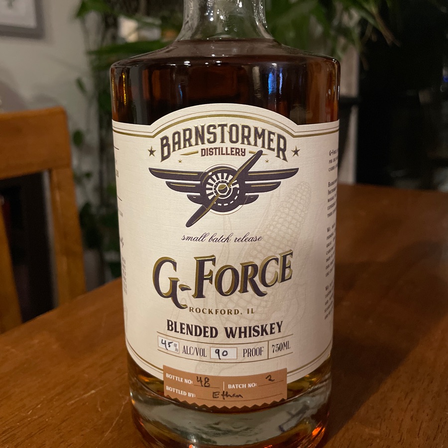 Barnstormer Distillery G Force Blended Whiskey