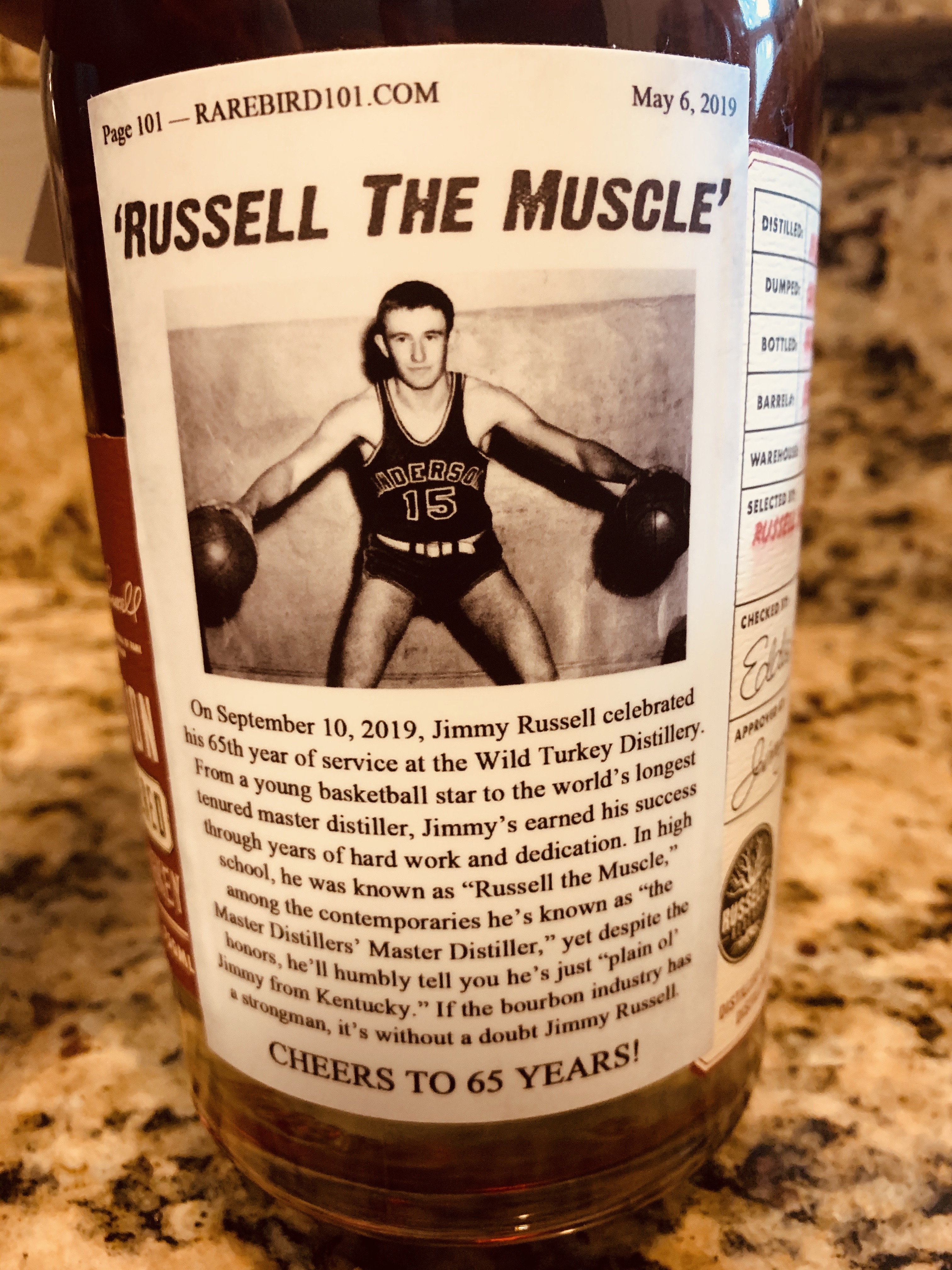 Russell's Reserve Single Barrel "Russell the Muscle"