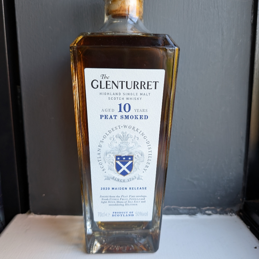 The Glenturret Aged 10 Years Peat Smoked 2020 Maiden Release