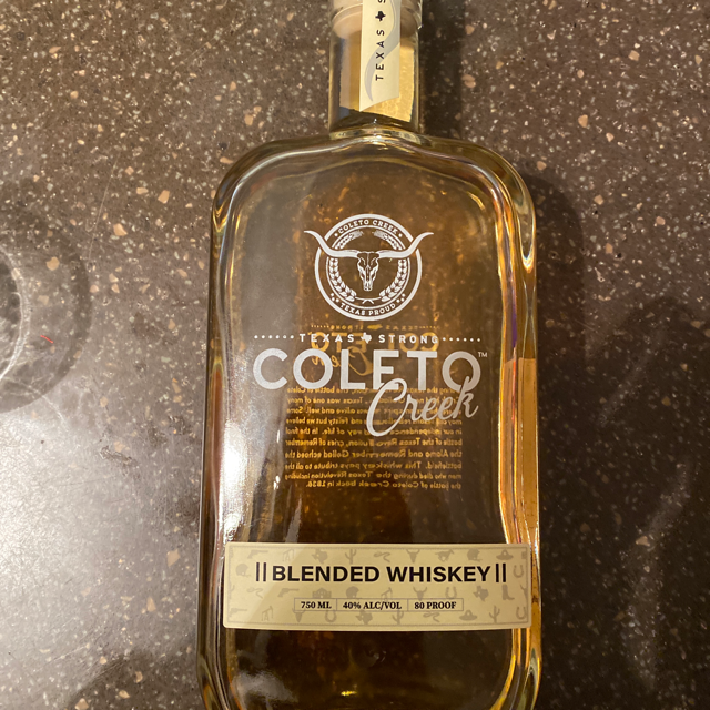 Coleto Creek Blended Whiskey