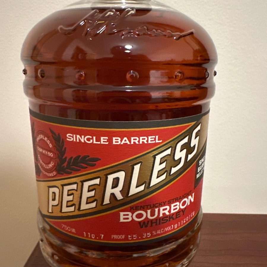Peerless single barrel distillery exclusive (blueberry scone)