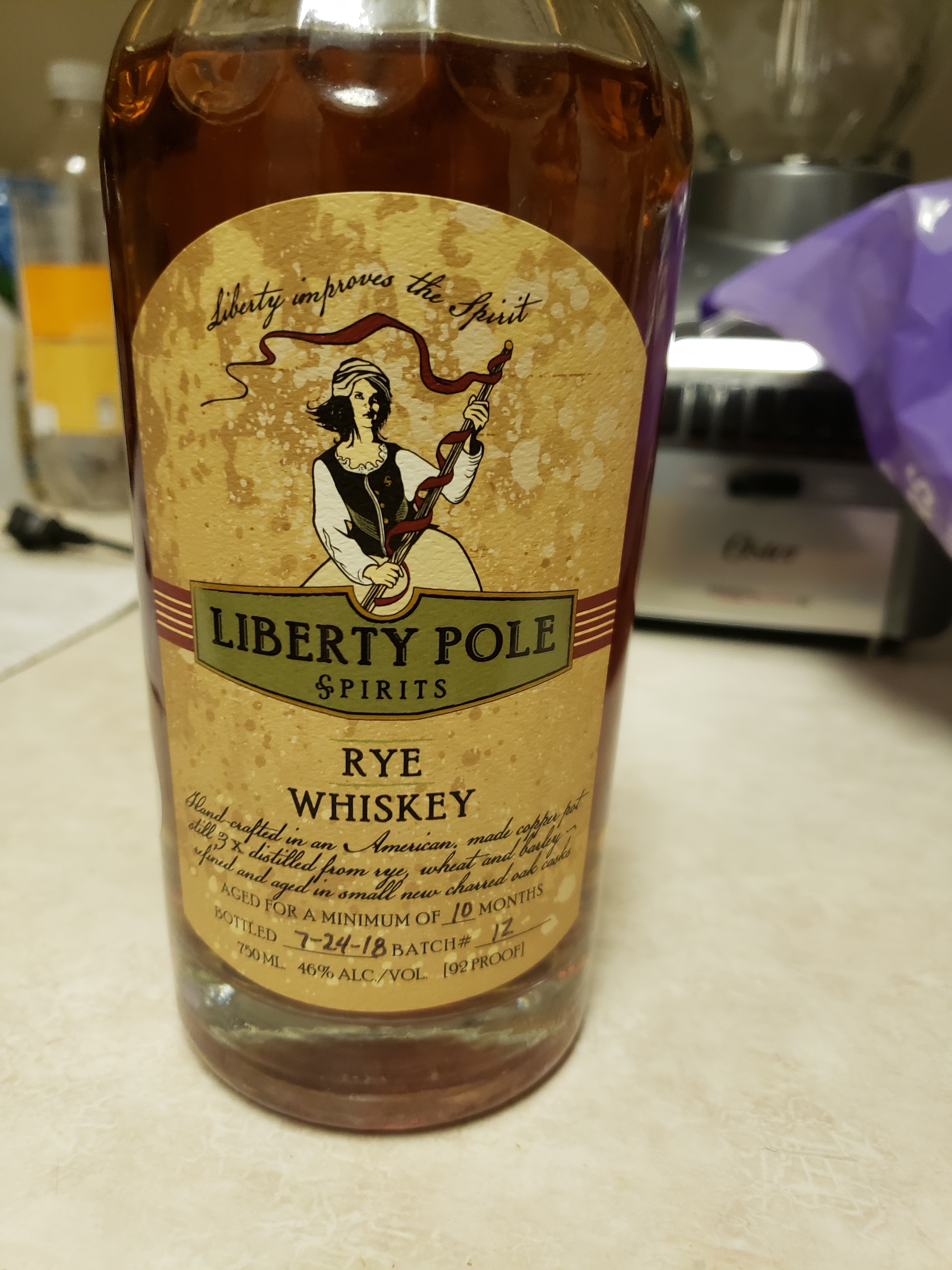 Liberty Pole Rye Whiskey
